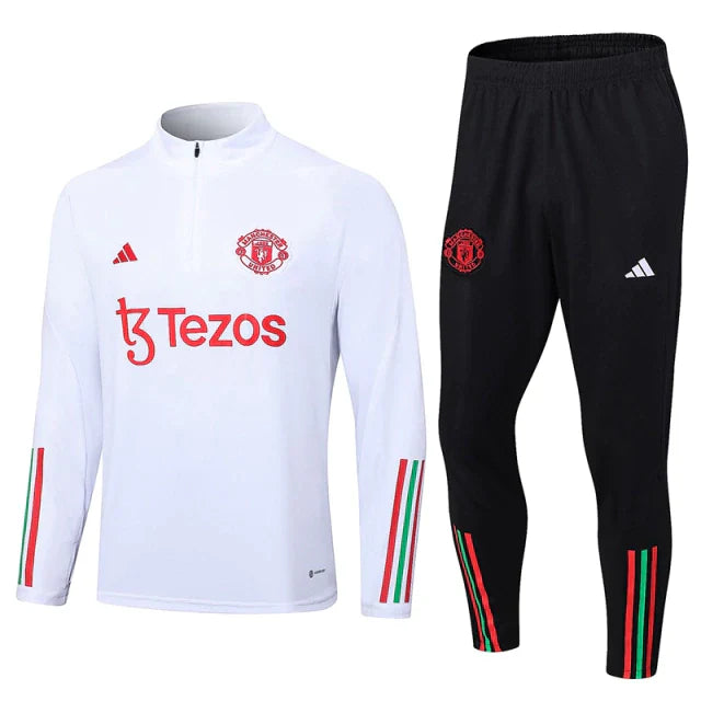 Conjunto de Treino Manchester United 23/24 Branco